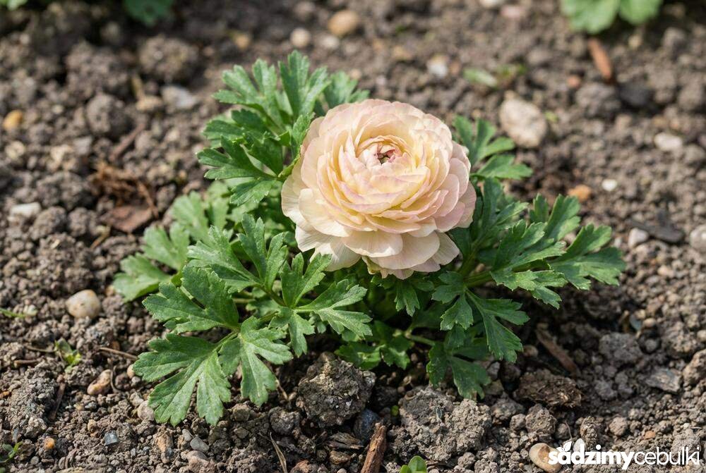 pokrój jaskra azjatyckiego liście i kwiat